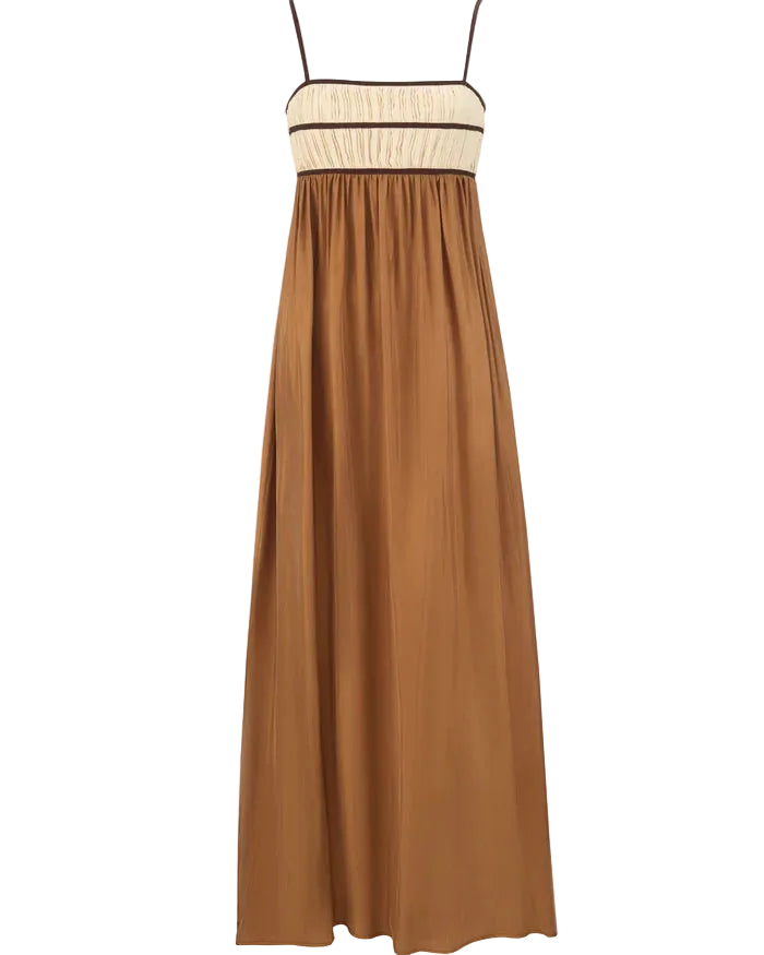THE JULES DRESS - OCHRE