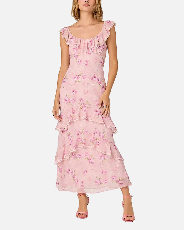 LAISHA DRESS - PINK FLORAL