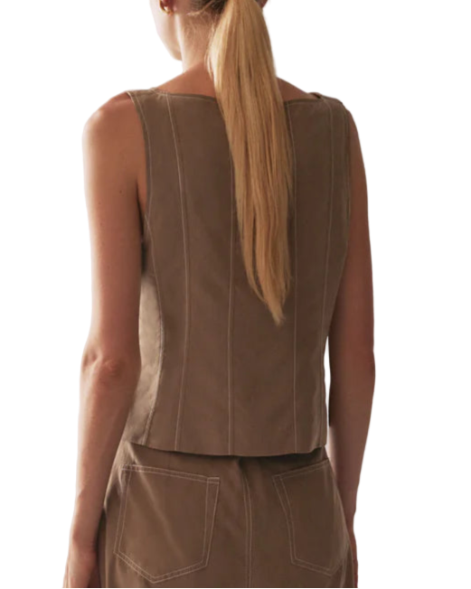 KLARA VEST - LAUREL OAK