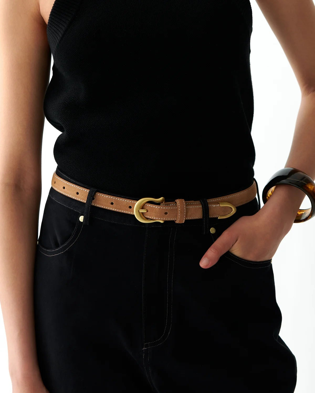 THE ADELA BELT - CASHEW