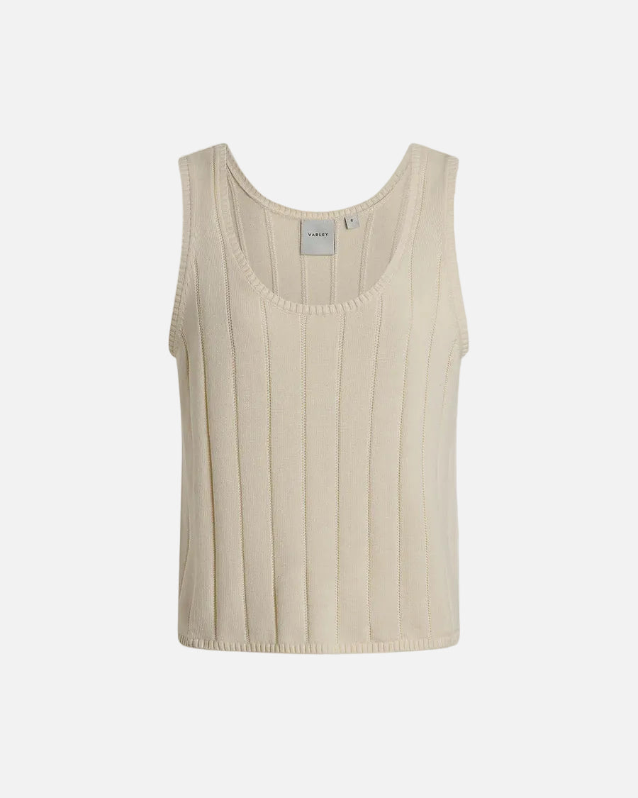 AYAKA WIDE RIB TANK - PRISTINE