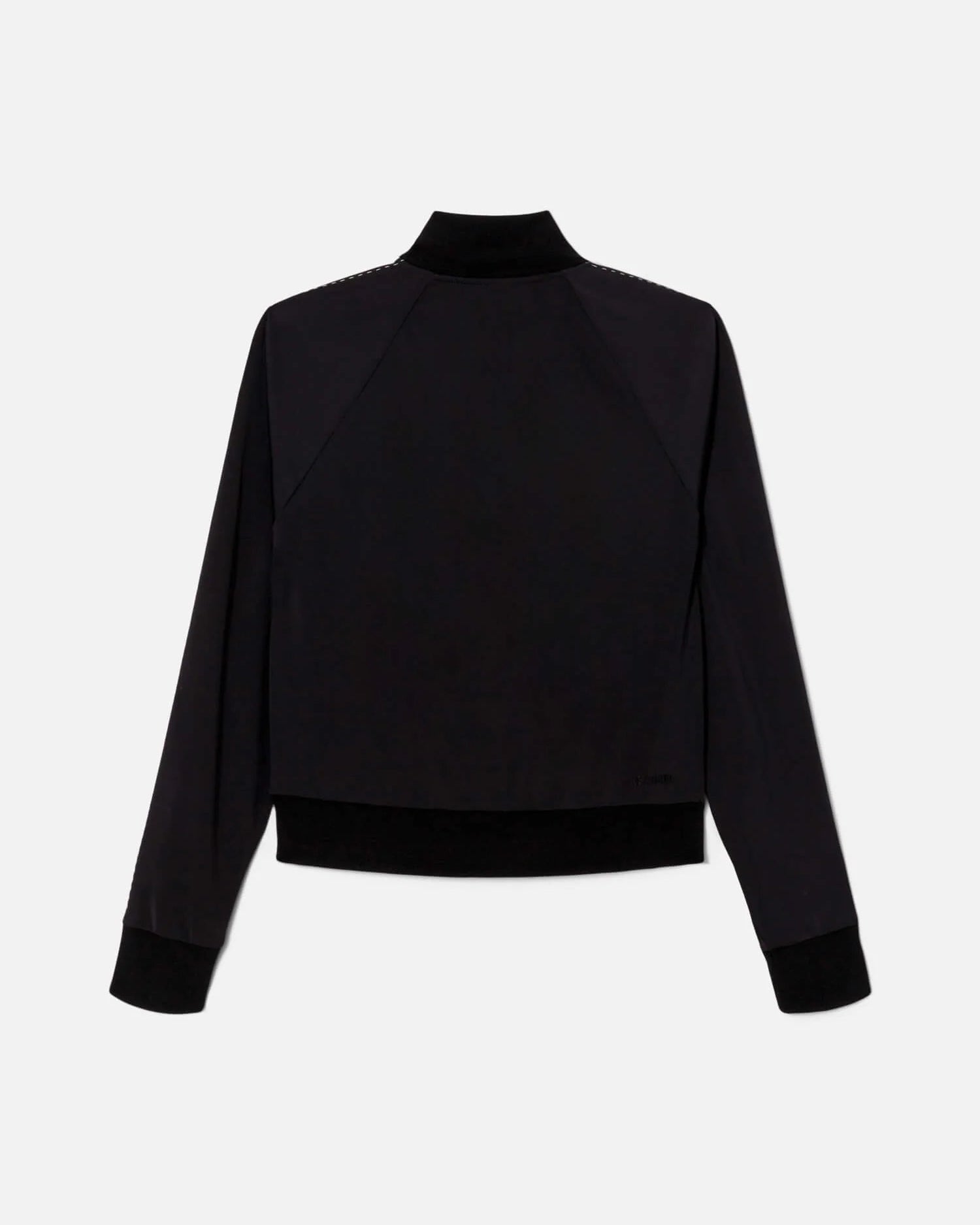 CHLOE TRACK JACKET - BLACK WITH WHITE