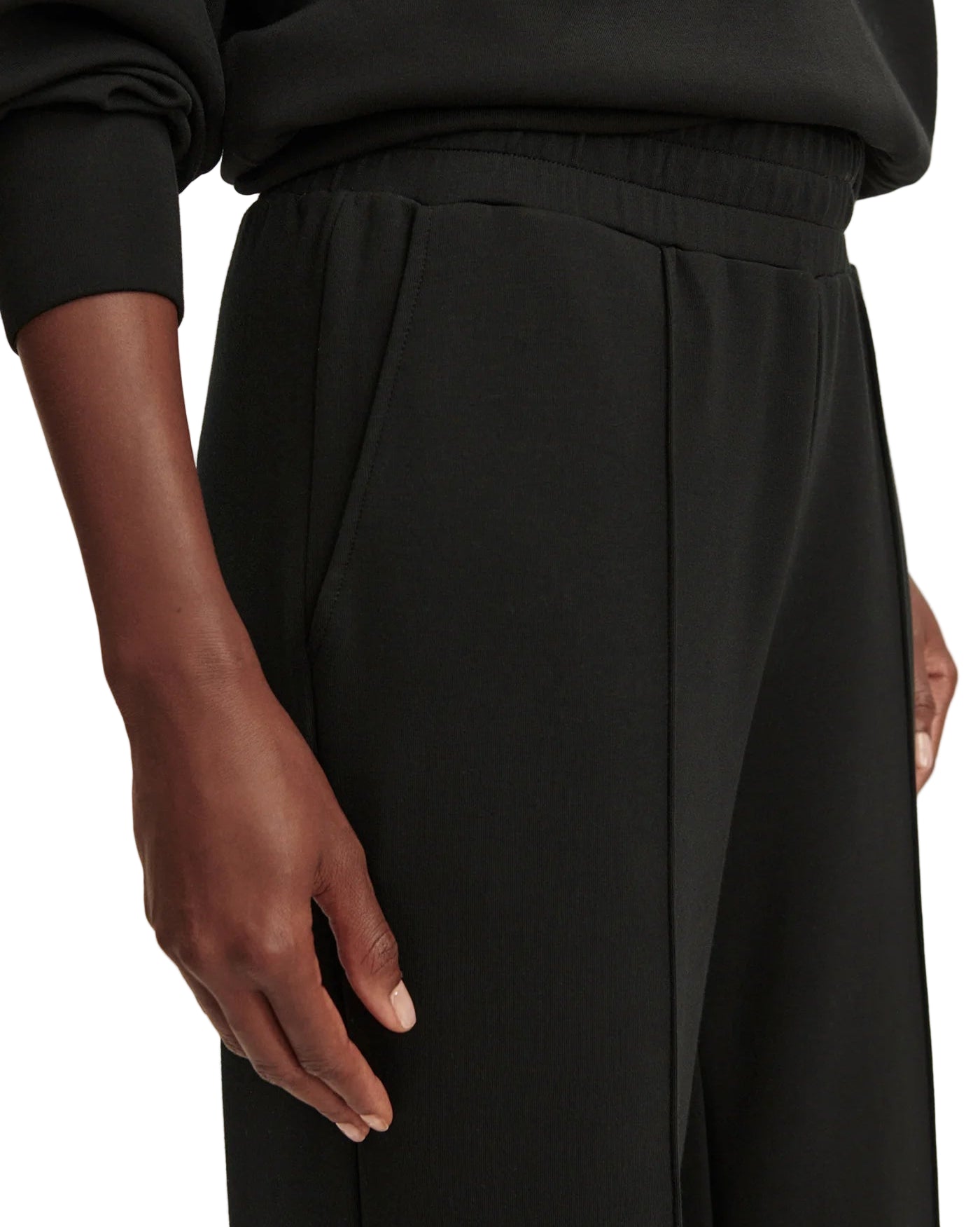 WIDE LEG PANT 28" - BLACK