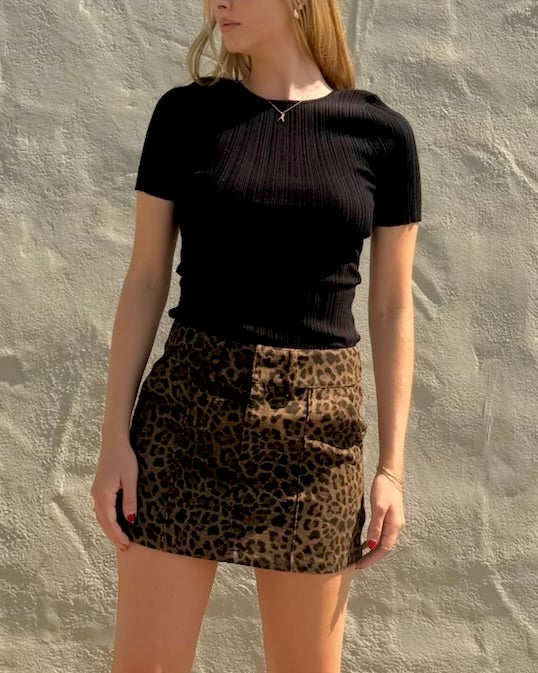 NIKOLA SWEATER TOP - BLACK