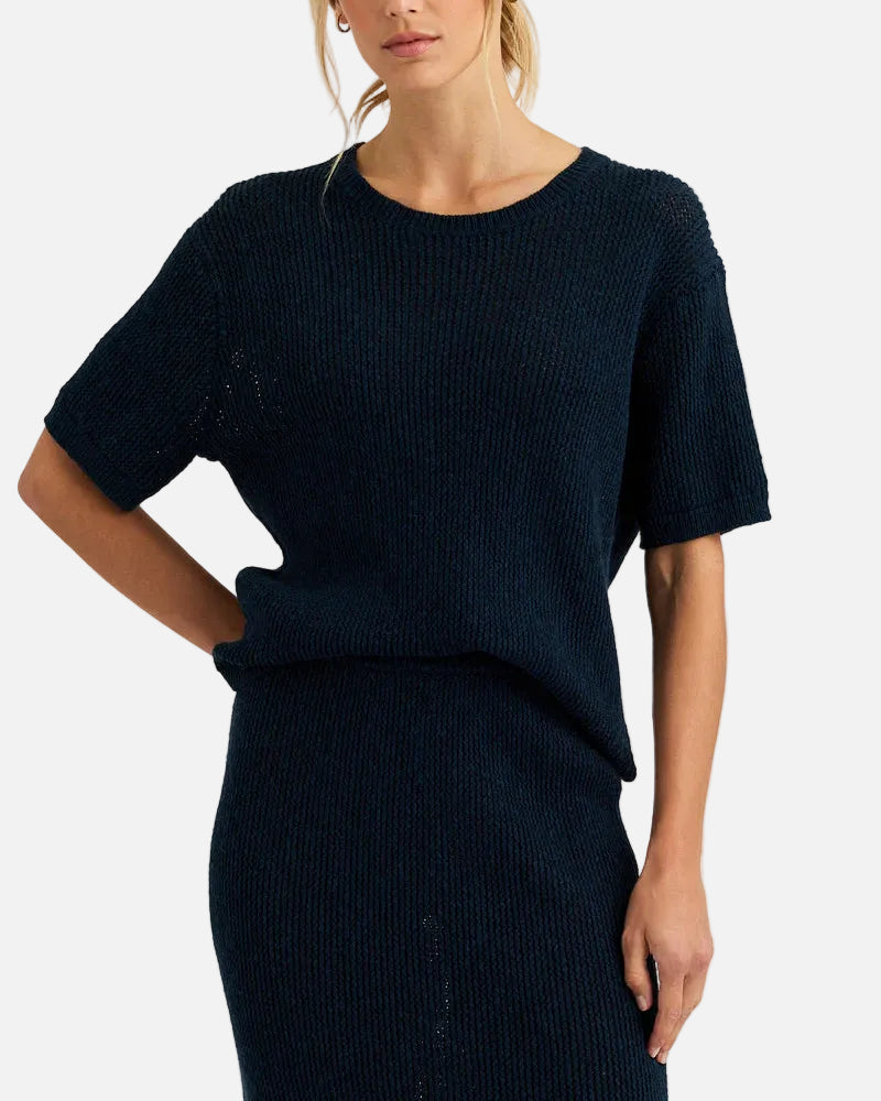 ERICA TEE - NAVY