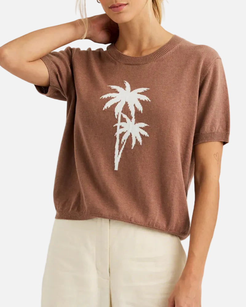 CALI TEE - SADDLE COMBO