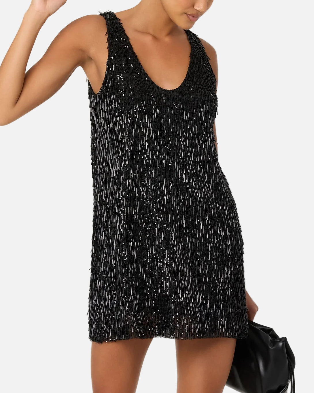 EMANI SEQUIN DRESS - BLACK