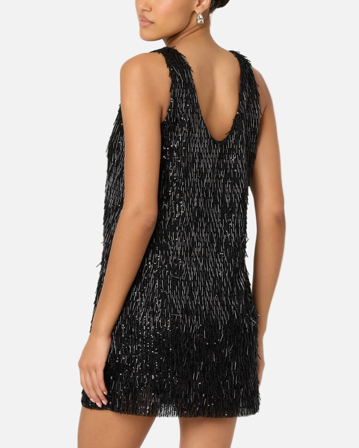 EMANI SEQUIN DRESS - BLACK
