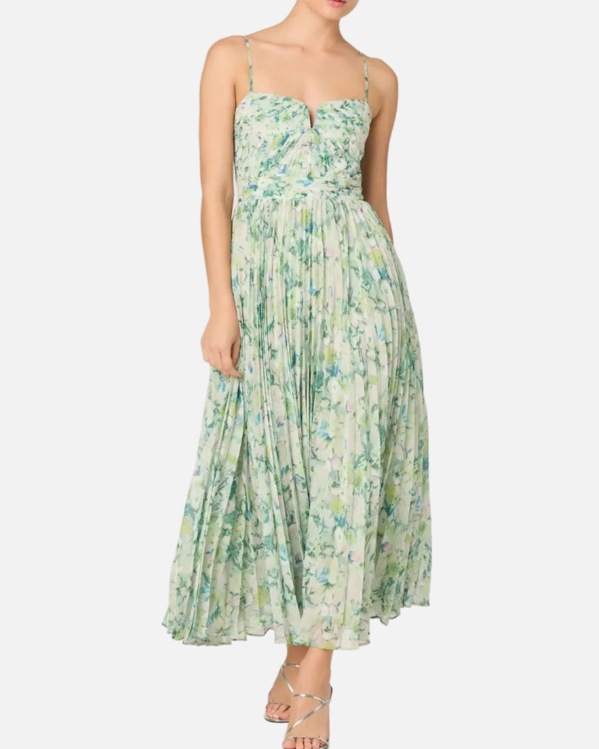 BAYLEY DRESS - GREEN FLORAL