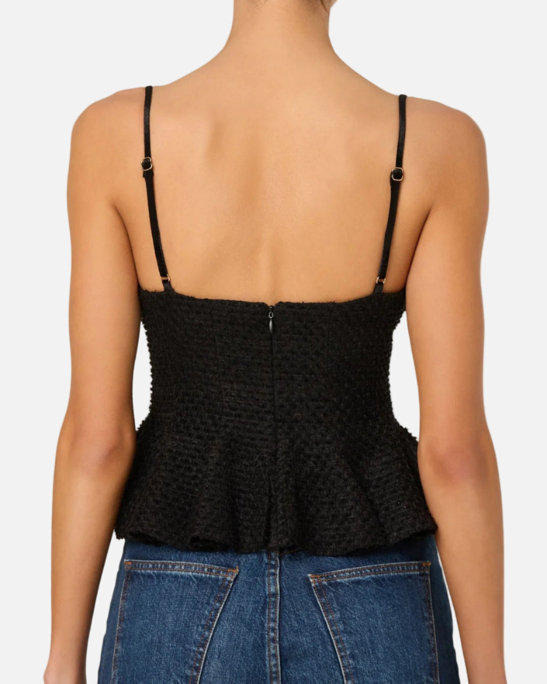 PAISLEE TOP - BLACK
