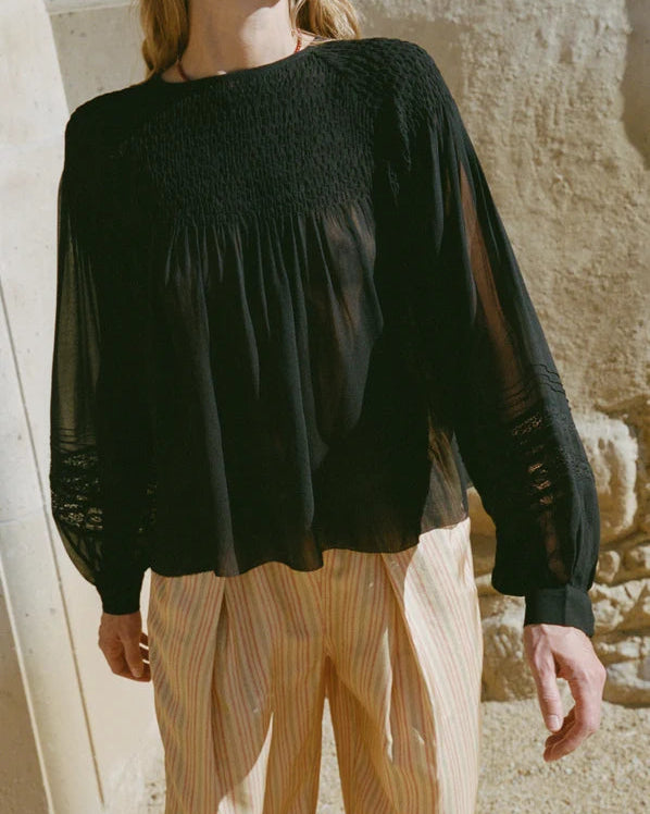ALDA TOP - BLACK