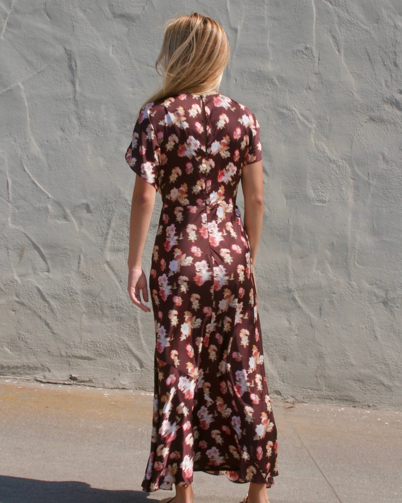 TALYHA DRESS - BROWN FLORAL