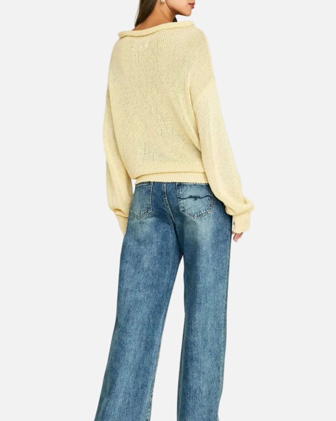 ORO KNIT SWEATER - BUTTER