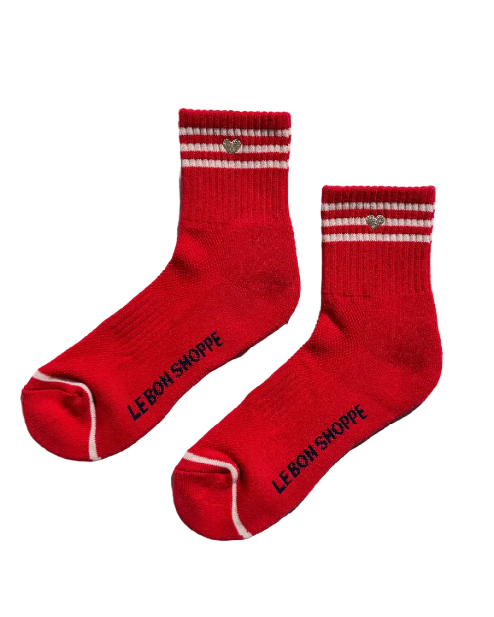 EMBROIDERED GIRLFRIEND SOCK | SACRLET + HEART