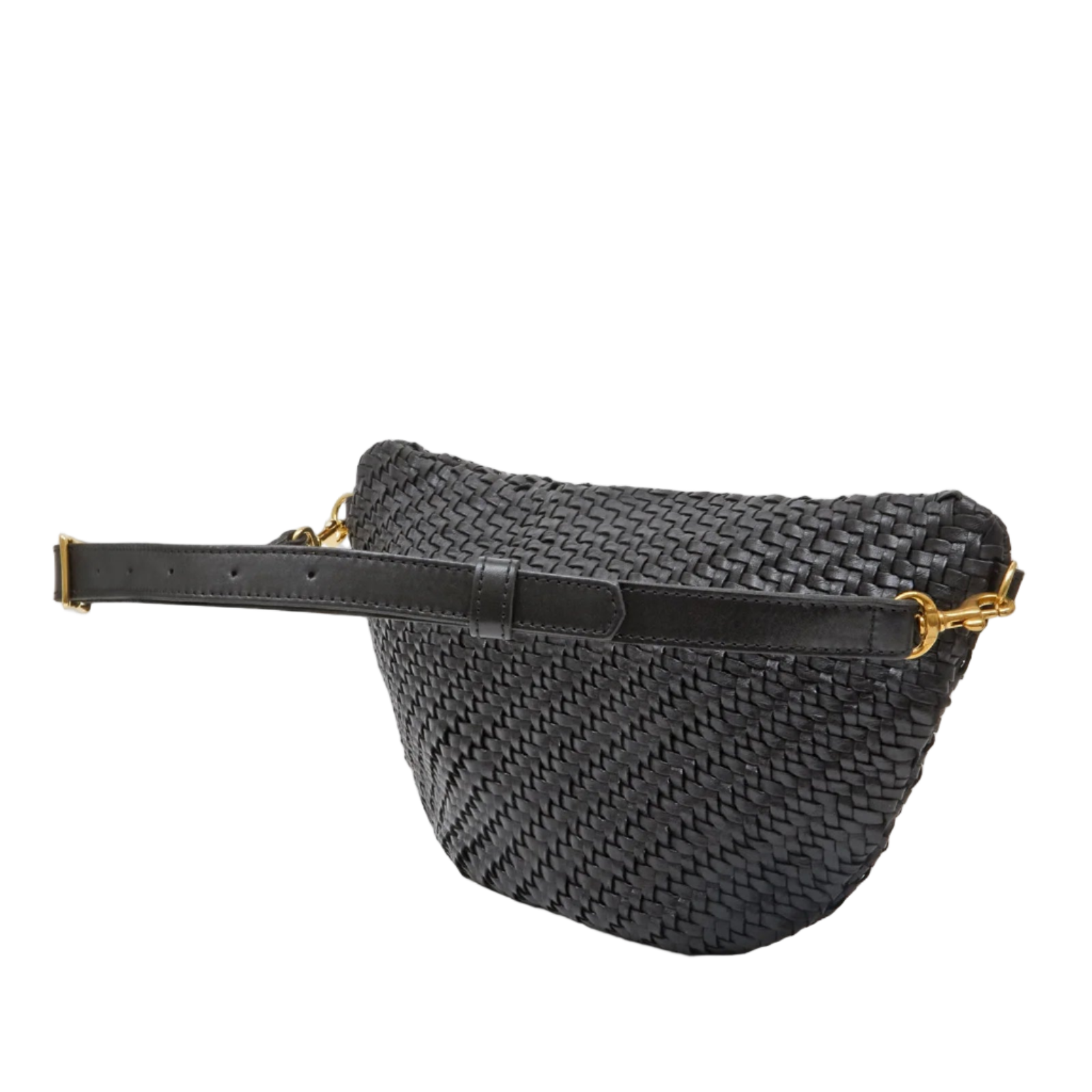 GRANDE FANNY - BLACK WOVEN ZIG-ZAG