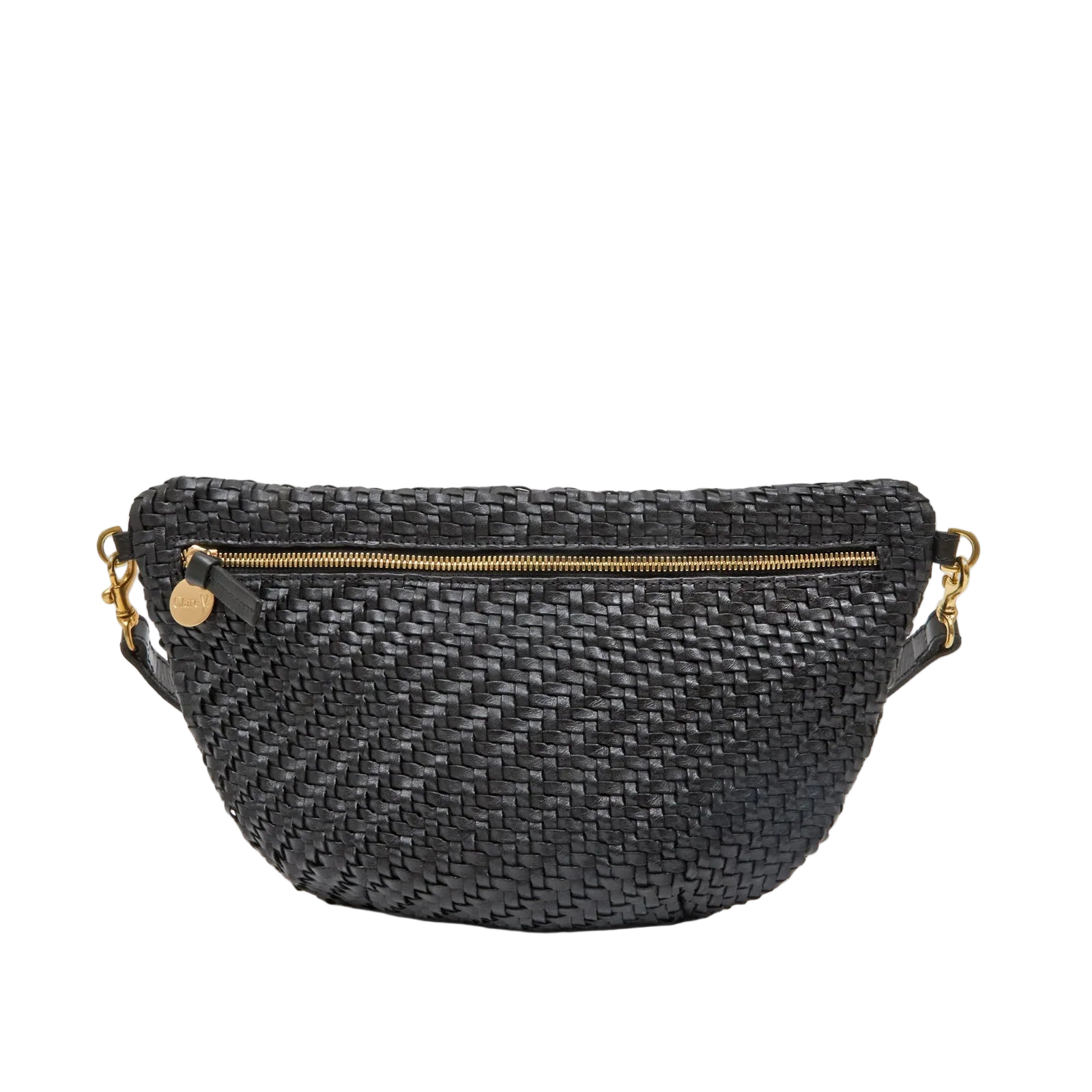 GRANDE FANNY - BLACK WOVEN ZIG-ZAG