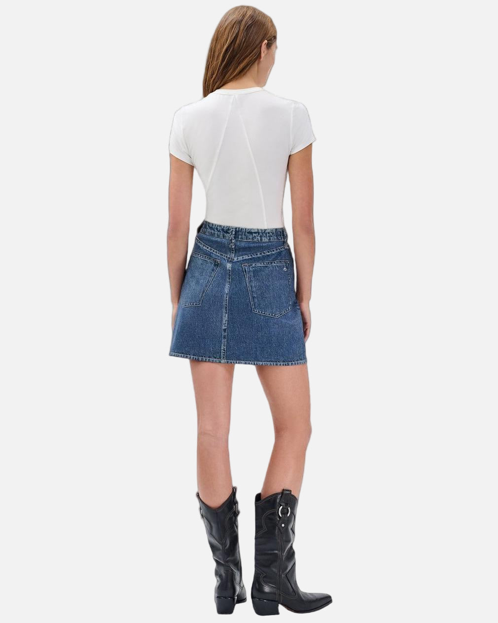 MIRAMAR PONTE MINI SKIRT - WOODSIDE