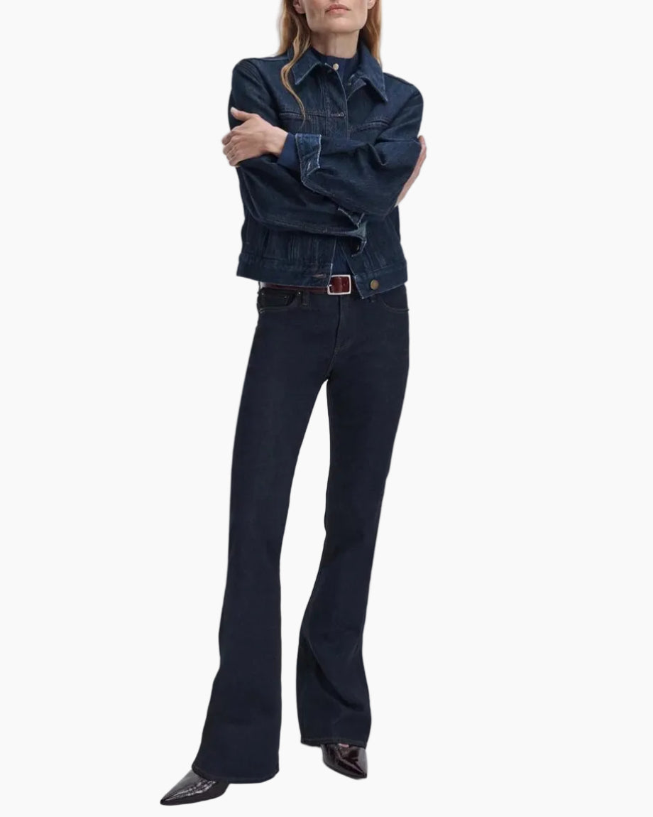 KINSLEY LOW-RISE FULL BOOTCUT - DARK RINSE