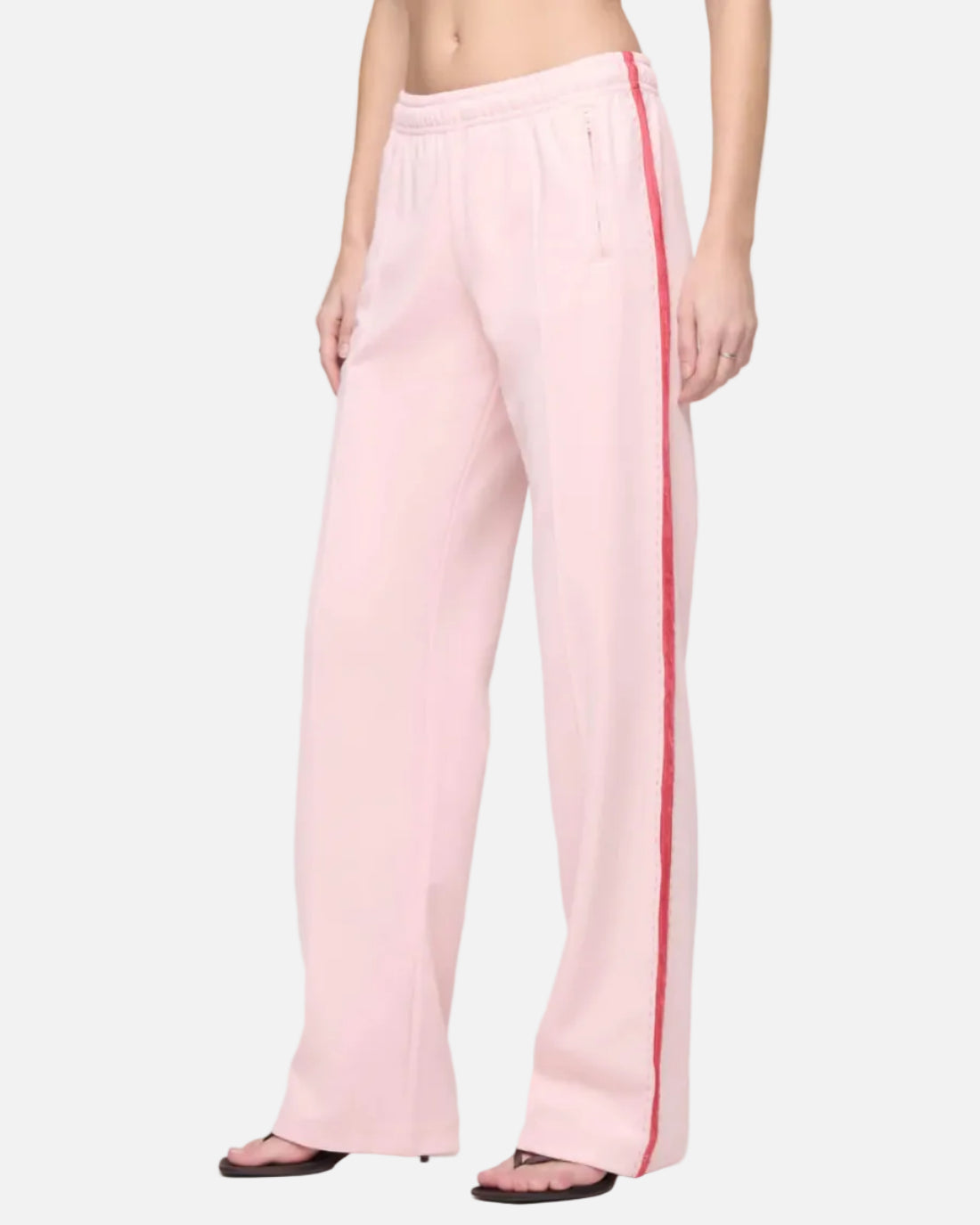 SUNLAND TRACK PANT - PINK SALT/RED