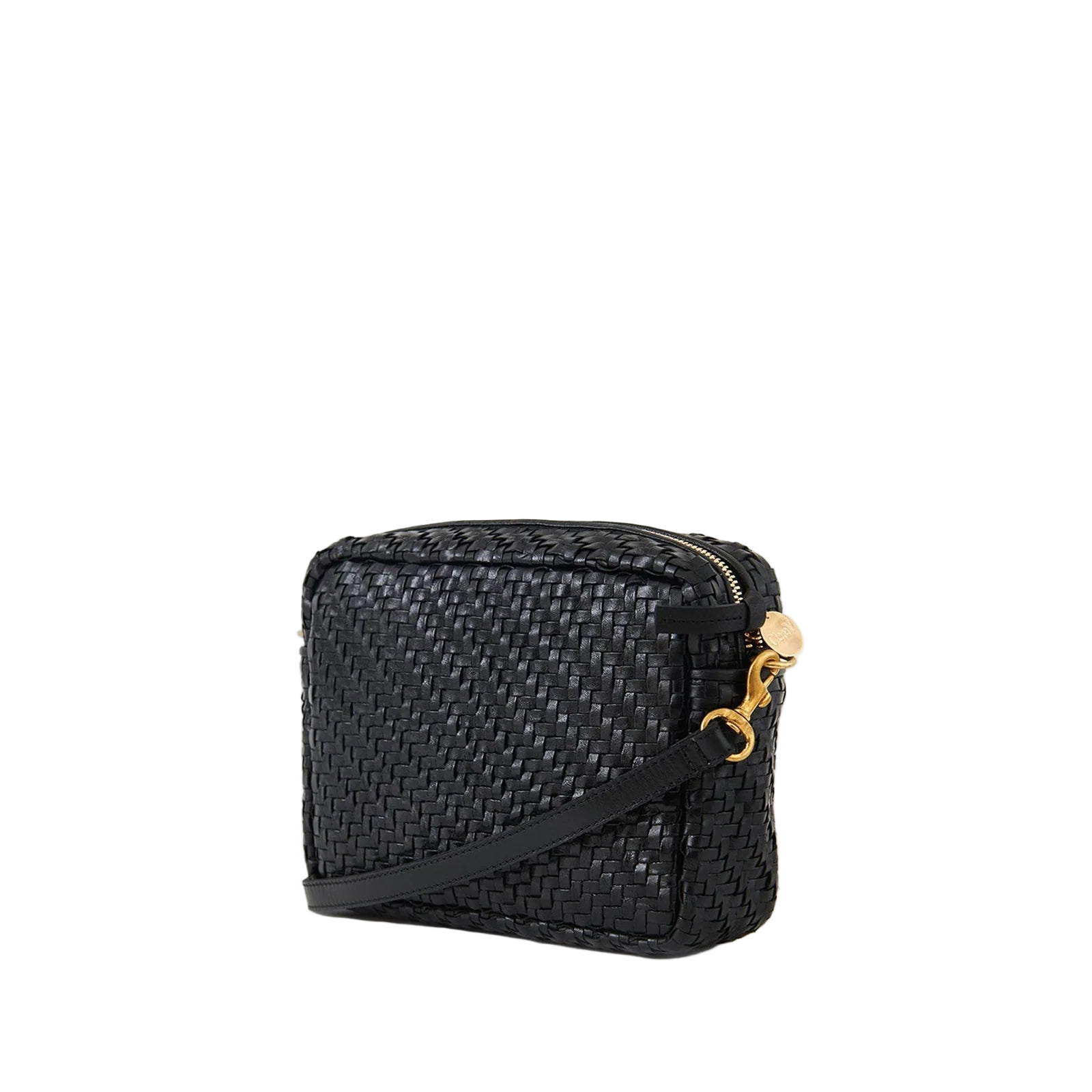 MIDI SAC - BLACK WOVEN ZIG-ZAG