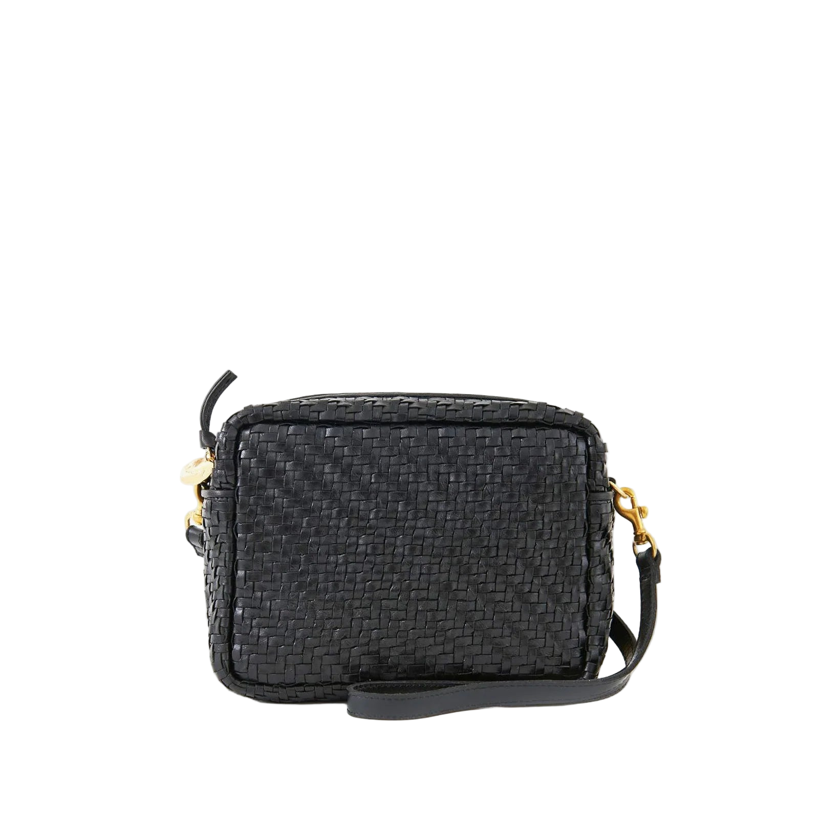 MIDI SAC - BLACK WOVEN ZIG-ZAG