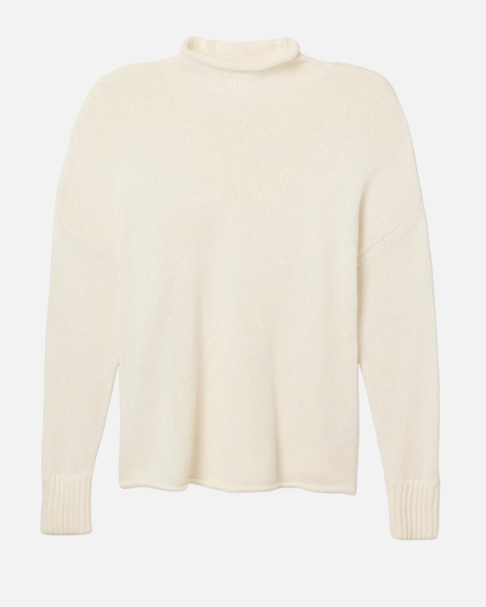 NOVA MOCK NECK SWEATER - SUGAR