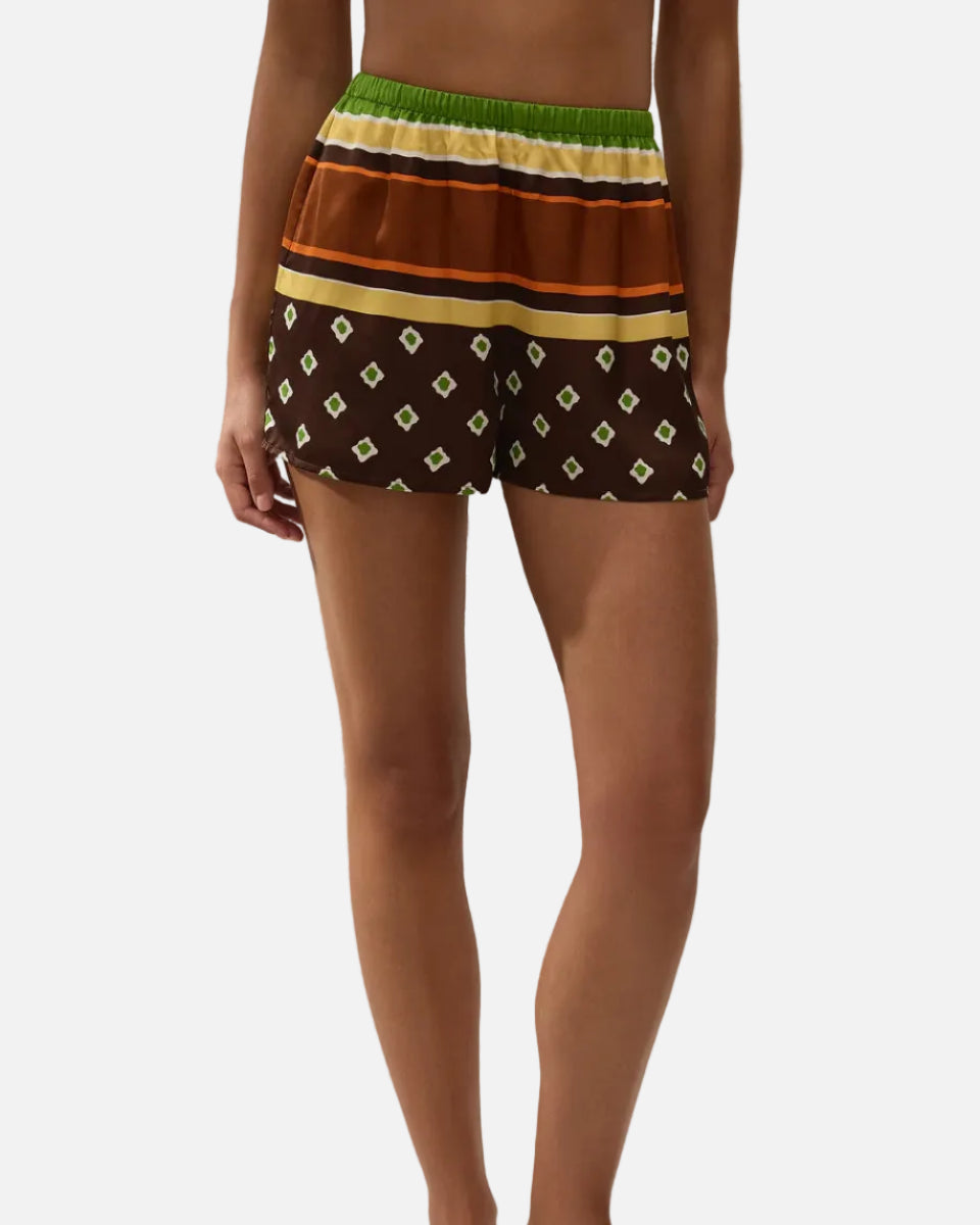 TIA SHORT - VALENCIA STRIPE