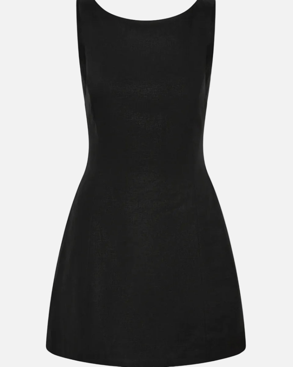 SOFIA MINI DRESS - BLACK