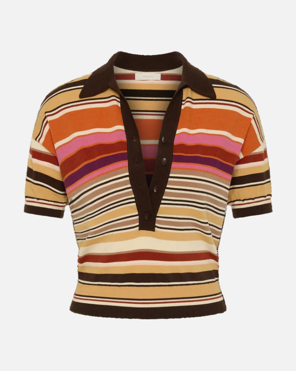 SABLE POLO SHIRT - MURANO STRIPE