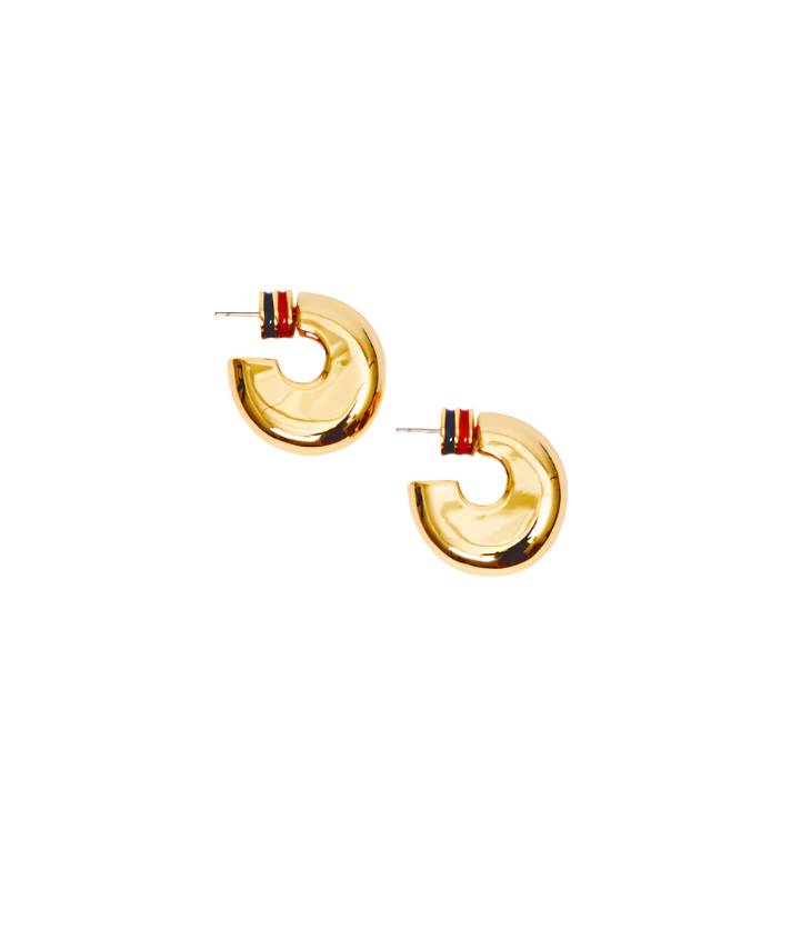 LE HOOP EARINGS - GOLD