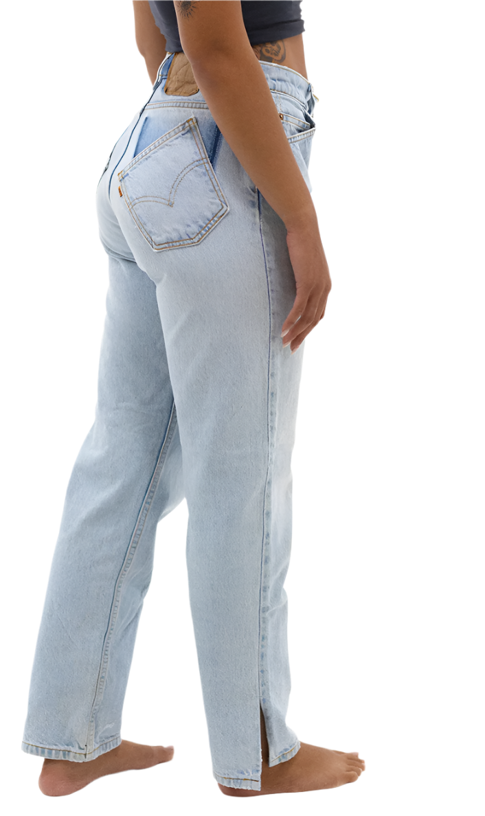 ALLYSA TILTED/SPLIT CUSTOM PANT - LIGHT/MEDIUM