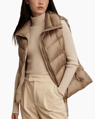 BEXTER DOWN GILET - SIMPLY TAUPE