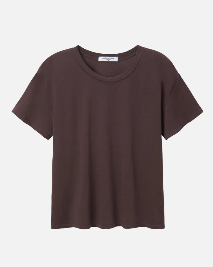 HARLEY BOXY TEE - COCOA