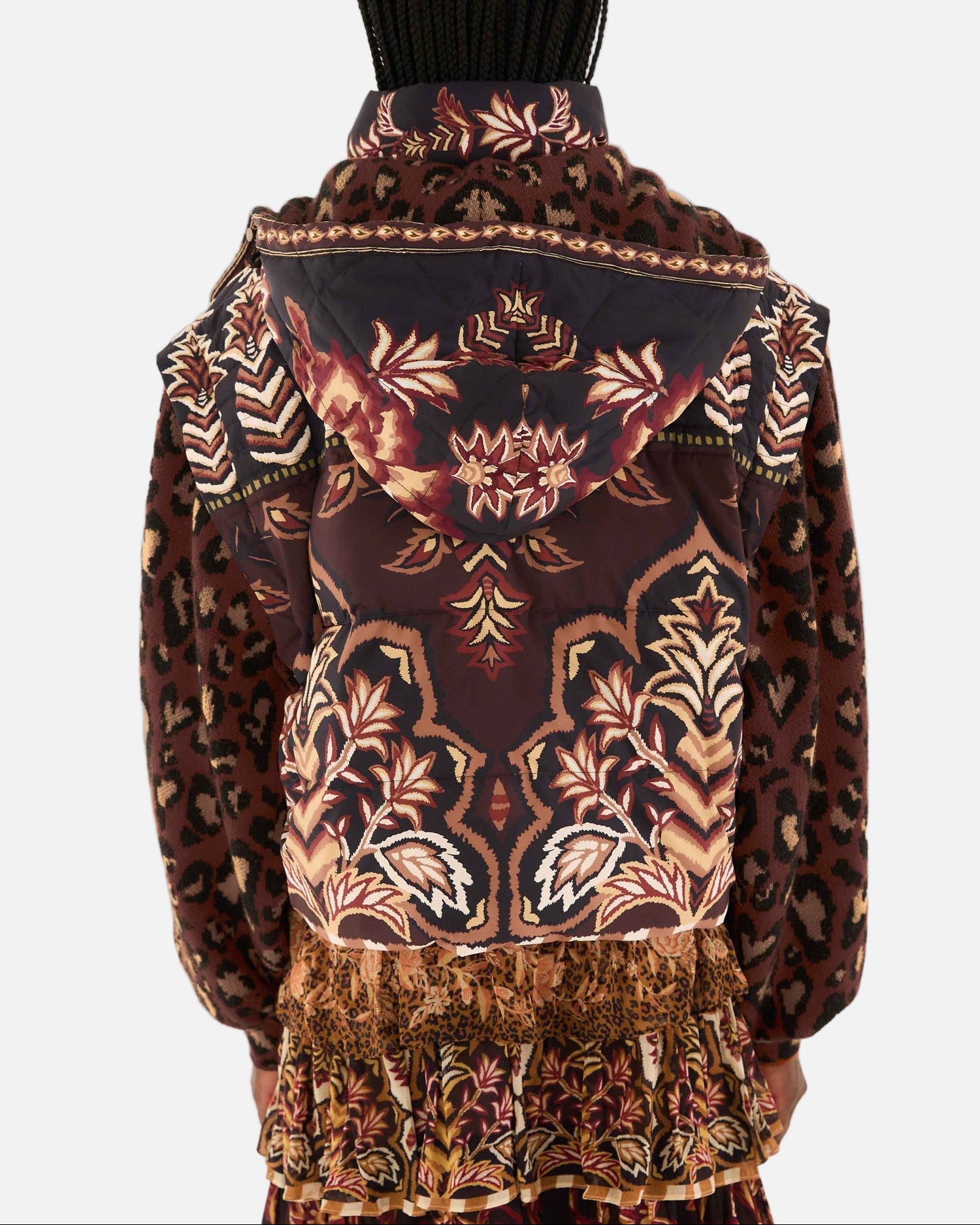 AINIKA PUFFER JACKET - BROWN WINTER