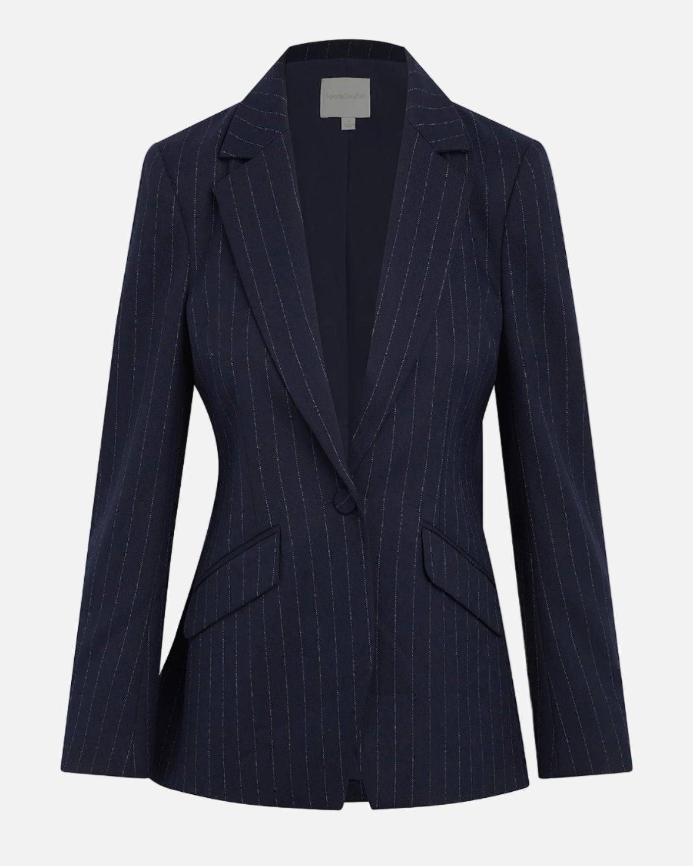 THE FAVORITE BLAZER - NAVY PINSTRIPE