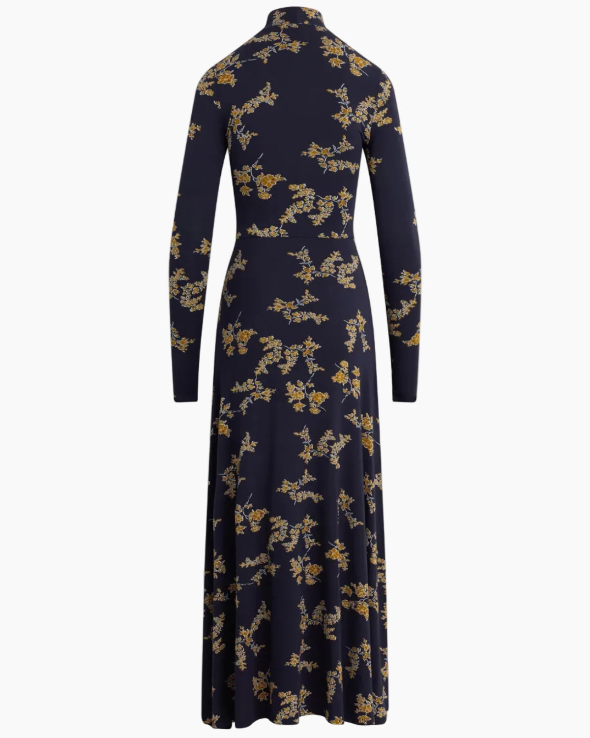 THE LUCIA DRESS - NAVY VINE FLORAL