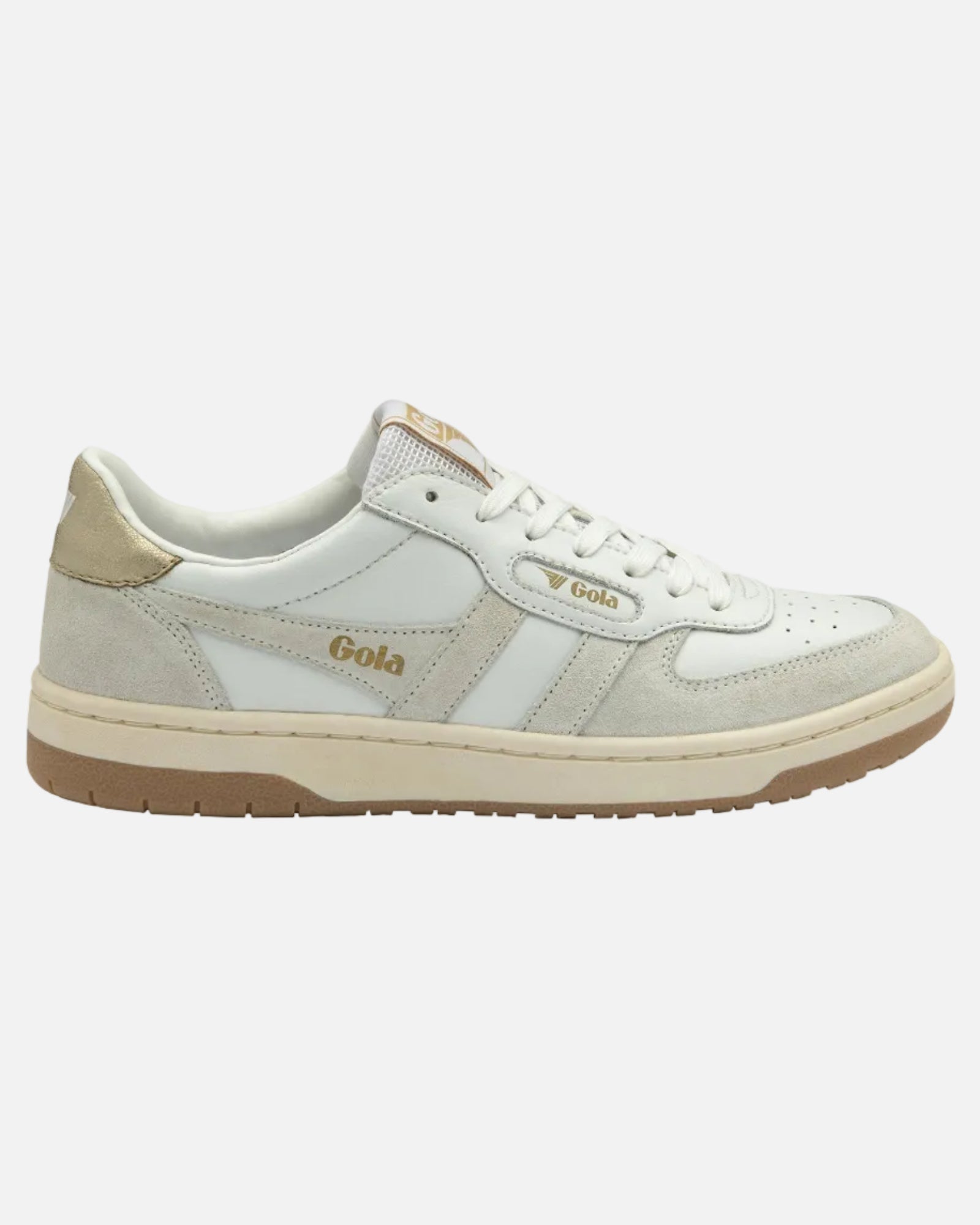 HAWK SNEAKERS - WHITE/WHITE/GOLD