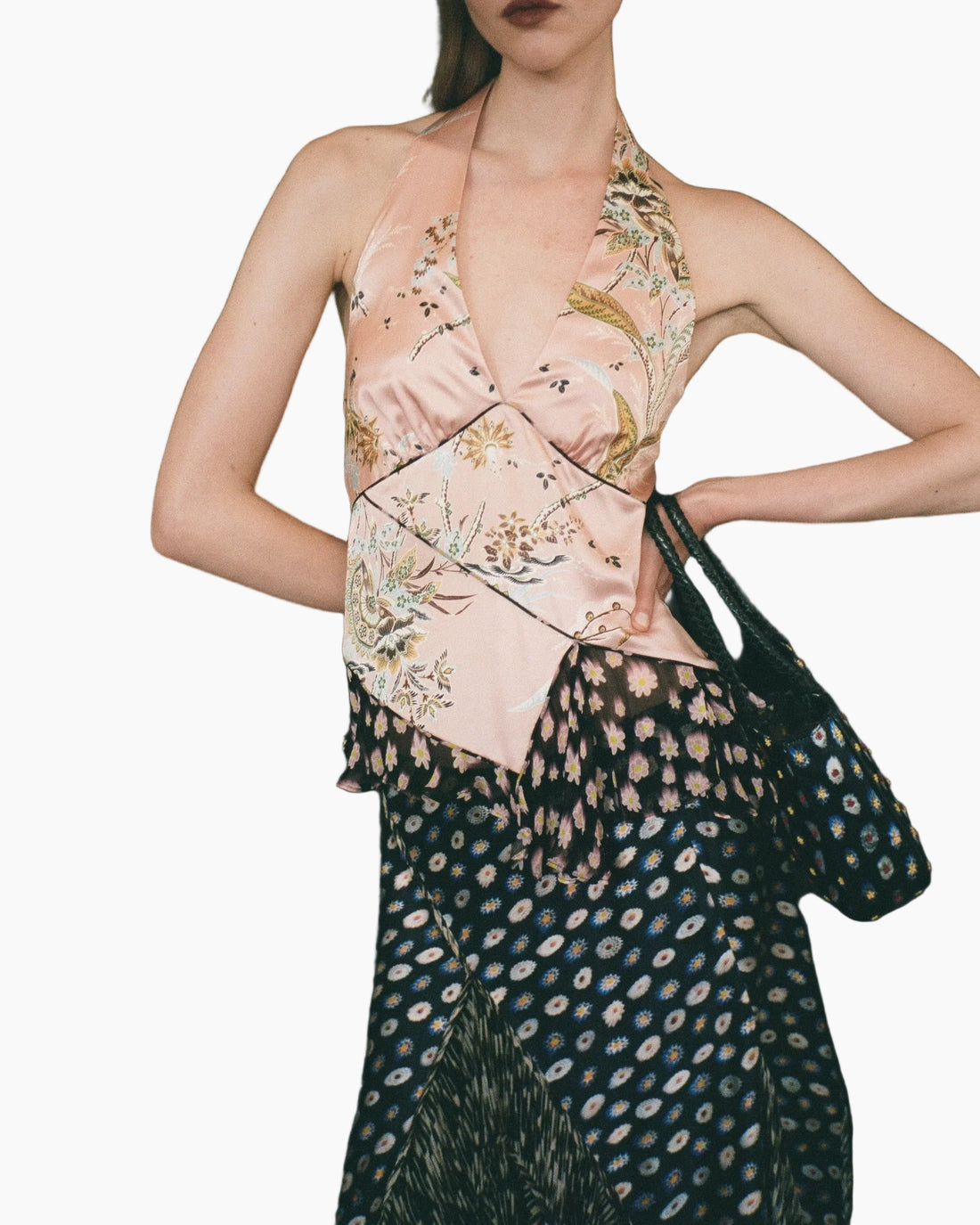 MAEVA SILK TOP - TAPESTRY ROSE MULTI