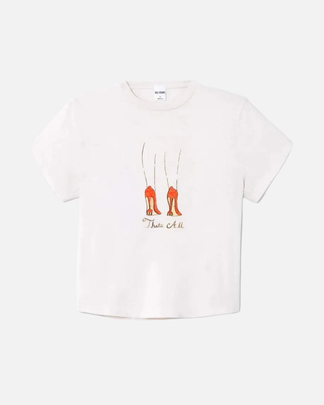 1950S BOXY TEE THAT'S ALL - VINTAGE WHITE