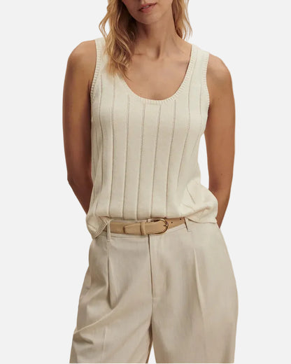 AYAKA WIDE RIB TANK - PRISTINE
