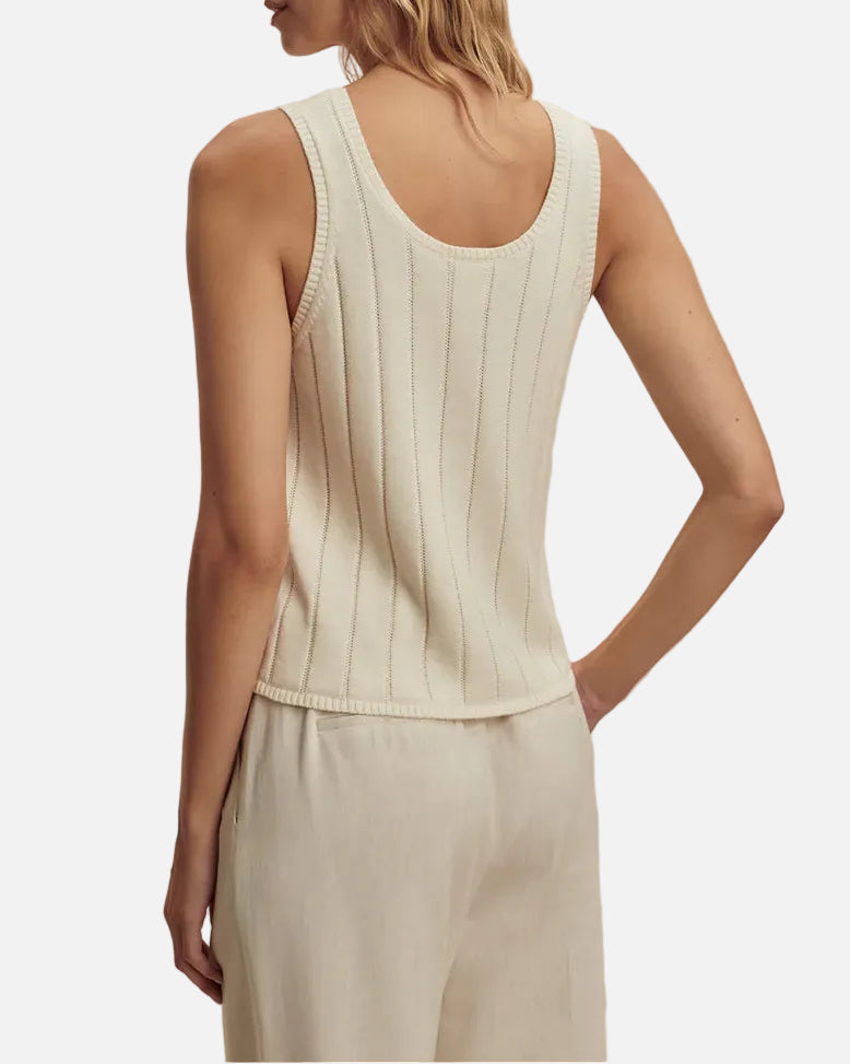 AYAKA WIDE RIB TANK - PRISTINE