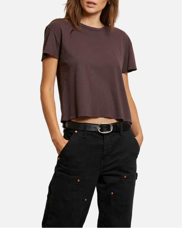 HARLEY BOXY TEE - COCOA