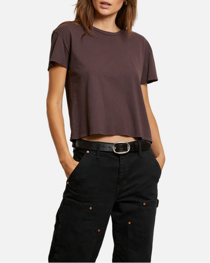 HARLEY BOXY TEE - COCOA