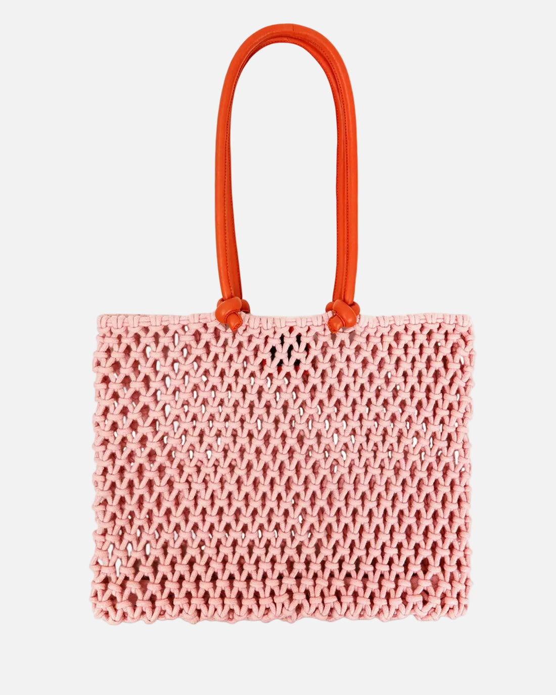 SANDY TOTE - BLUSH/BRIGHT POPPY
