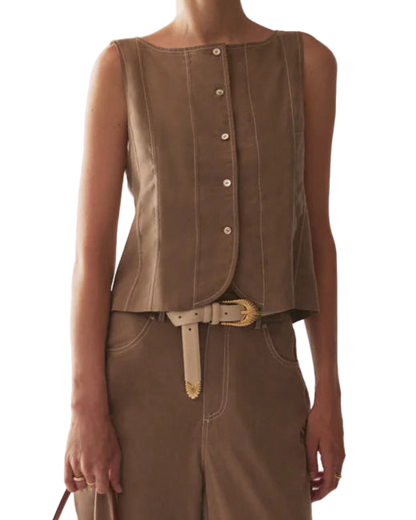 KLARA VEST - LAUREL OAK