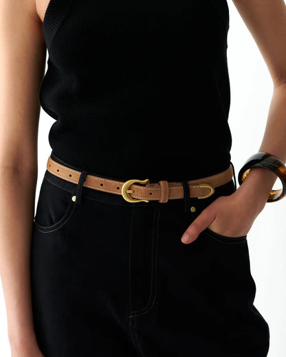 THE ADELA BELT - CASHEW
