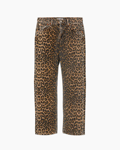 MID RISE BLONDIE CROP - LEOPARDO
