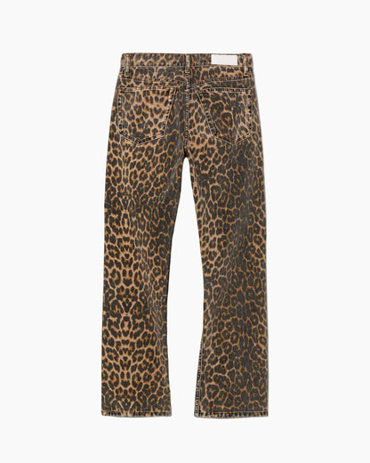 MID RISE BLONDIE CROP - LEOPARDO