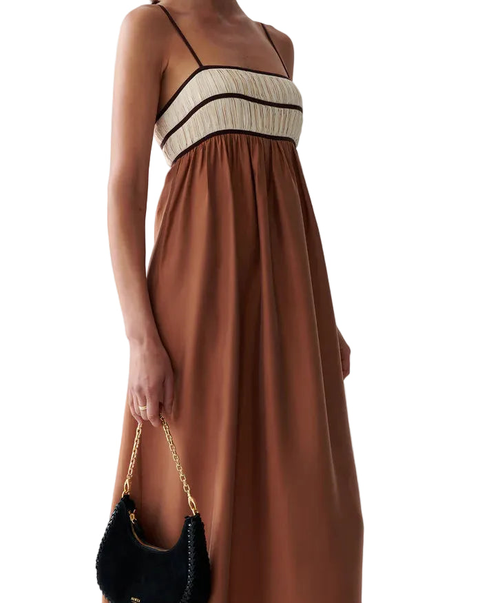 THE JULES DRESS - OCHRE