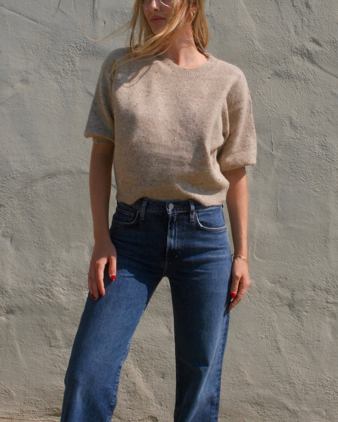 COLETTE SWEATER - OATMEAL MULTI